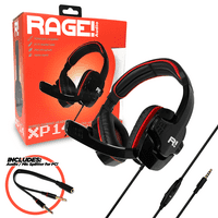 Rage! XP14 Stereo Gaming Headset with Mic for, PS4, Xbox One, Switch and PC - Red