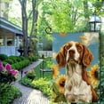 thumbnail image 4 of Heduofu Welcome Spring Summer Dog Garden Flag Double Sided, Beagle Sunflower Mini Pet Seasonal Yard Flag for Home Decorative Outside  White, 4 of 6