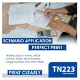 thumbnail image 4 of TN223 BK/C/M/Y Toner Cartridge 4 Pack Replacement for TN223BK, TN223C, TN223M, TN223Y 4-Color Toner Cartridge Set, Black Cyan Magenta & Yellow, TN2234PK, 4 of 7