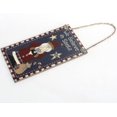 thumbnail image 3 of Decoración navideña de madera LzGUNGY Placa decorativa de Papá Noel Vintage Retro, 3 of 5