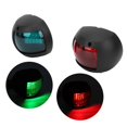 thumbnail image 1 of Navigation Signal Light, Secure 2PCS Boat Side Light IP66 Waterproof Red Green Lighting  For Pontoons Yachts White,Black, 1 of 8