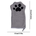 thumbnail image 1 of Microfiber Pet Grooming Gloves Absorbent Soft Bath Mitt for Dogs and Cats, 1 of 9