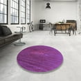 thumbnail image 3 of Ahgly Company Indoor Rectangle Patterned Dark Magenta Purple Area Rugs, 7' x 10', 3 of 6