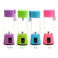 thumbnail image 2 of Graflsoa Portable USB Rechargeable 380ml Personal Blender with 6 Stainless Steel Blades, Lightweight Plastic Body, Ideal for Juices, Smoothies, and Shakes, Green, 2 of 6
