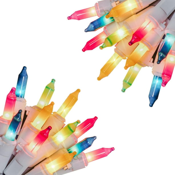 Cadena de luces Vigdur, 4 m, 100, multicolor, conectables al aire libre