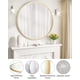 thumbnail image 5 of 36-pulgada round wall mirror con metal frame gold-decorative para bathroom vanity sala de estar entrada foyer, 5 of 7