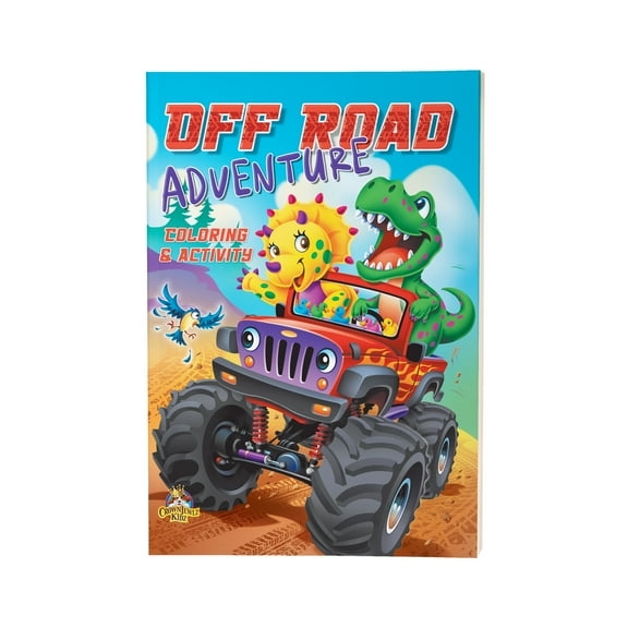 Off Road Adventure Coloring and Activity Book for Kids by CrownJewlz Kidz (Paperback)