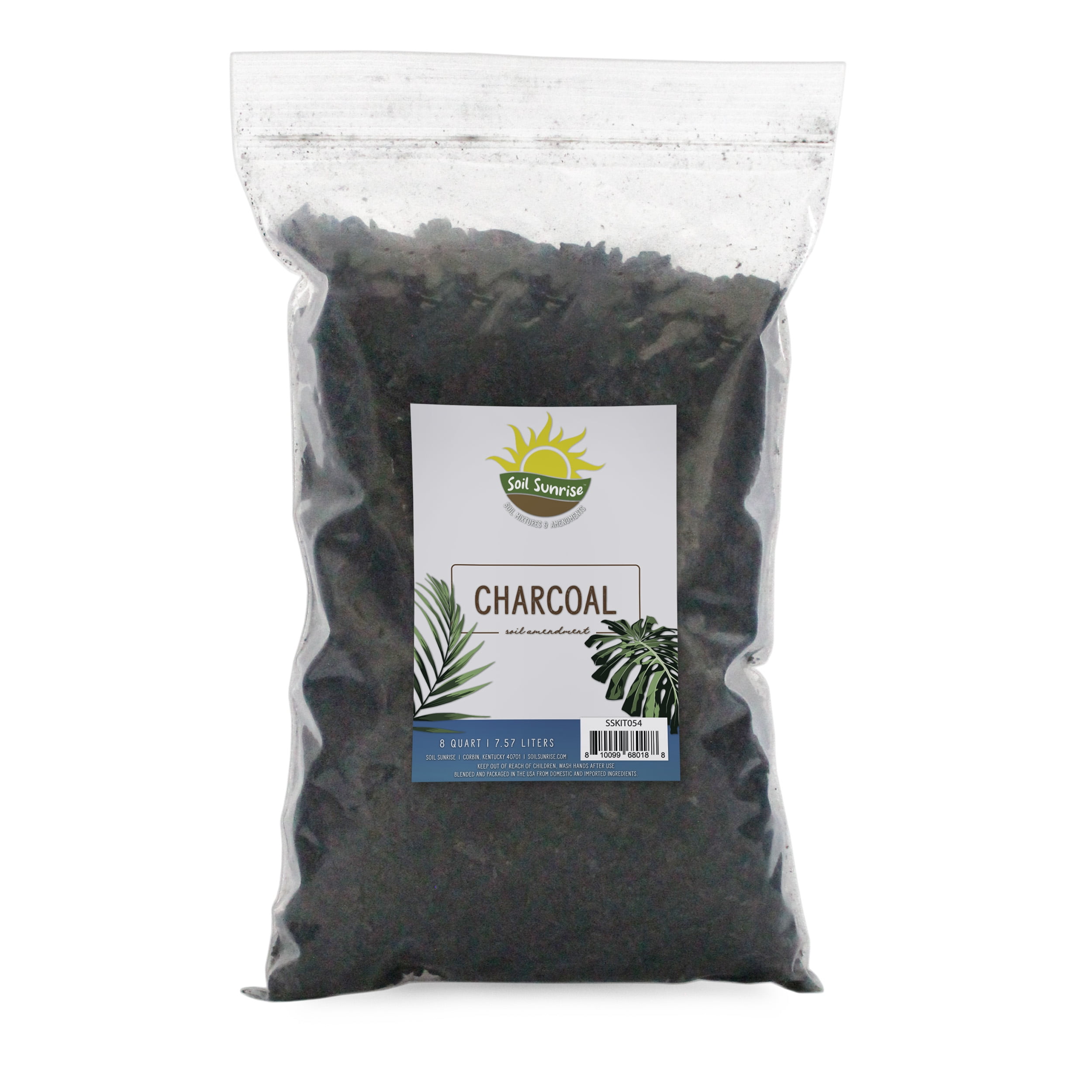 Horticultural Charcoal for Indoor Plants (8 Quarts), Hardwood Soil