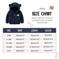 thumbnail image 2 of Usaibhir Baby Boys Girls Fleece Jackets Zip Up Hoodies Cute Bear Coats Fall Winter Fuzzy Jacket Newborn Boys Girls Outwear 0-3T, 2 of 12