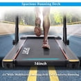 thumbnail image 4 of 2.5HP Under Desk Folding Treadmills for Home,2-in-1 Running, Walking&Jogging Portable Running Machine with Bluetooth Speaker & Remote Control,5 Modes & 12 Programs, 4 of 9