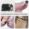 thumbnail image 6 of Soimiss Compact Black Rubber Pin Backs for Daily Use Multipurpose Brooch Clutch and Badge, 6 of 8