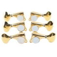 thumbnail image 4 of 6Pcs Guitare Tuner Pegs Tuning Set 1:18 Rapport d'Engrenage Complètement Fermé Accessoires de Guitares Électriques avec Petite Poignée de Queue Or, 4 of 12