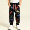 thumbnail image 2 of ATOGUTA Boys Sweatpants Elastic Waist Soft Casual Joggers School Clothes for Kids Multicolor, 2 of 6