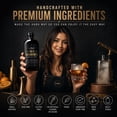 thumbnail image 4 of (3-Pack) LAVA Premium Aromatic Old Fashioned Mix 16oz, Small Batched, Handcrafted, Aromatic Bitters, Demerara, Marasca Cherry, Orange Zest, Hazelnut and Cinnamon. Old Fashioned Drink Mix, 4 of 9