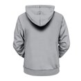 thumbnail image 6 of Men's & Women's Flag Print Pullover Hoodie, Unisex Loose Fit Long Sleeve Sweatshirt, Patriotic Streetwear for 4th of July, Christmas, Fall Winter Season,Light Gray,M, 6 of 6
