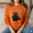 Orange, variant on Dark Alternative Christmas Winter Glow Emo Goth Retro Art Sweatshirt, up to size 5XL