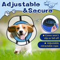 thumbnail image 3 of Adjustable Soft Dog Cone Collar for Large Dogs - Comfortable Alternative to Stop Licking After Surgery - Ideal for Medium Dogs too, 3 of 5