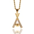 thumbnail image 4 of tredstone Collier en Acier Inoxydable à la Mode pour Hommes S Hip Hop Style Accessoires Pendentif, 4 of 6