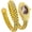 Gold Brown, variant on Luxury Dress Gold-Tone Women’s Bangle Watch – Unique Snake Dial Elegant Spiral Twist Cuff Quartz Bracelet Wristwatch, Fashion Dainty Wrap Watch for Ladies
