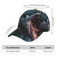 thumbnail image 5 of Xecao Wave Chain Shark for Baseball Cap: Unisex, crafted from classic polyester twill fabric, featuring a soft unconstructed design, 5 of 5
