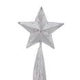 thumbnail image 7 of Set of 3 Resin White/Silver Foil Christmas Tree With Star Top, 7 of 7