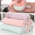 thumbnail image 4 of Paño de cocina de microfibra Toystoory absorbente de agua color café verde, 4 of 6