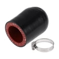 thumbnail image 1 of Tapón de extremo de manguera de goma de silicona de 7/8" 22mm ID 4 capas de poliéster para válvula de derivación de turbo refrigerante 30mm negro por fuera y rojo por dentro, 1 of 7