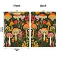 thumbnail image 5 of FORMRS Acrylic Clipboard with Low Profile Clip Standard A4 Letter Size, 12.5" x 9", Colorful Mushroom, 5 of 8