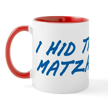 

CafePress - Matzah Blue Mug - Ceramic Coffee Tea Novelty Mug Cup 11 oz