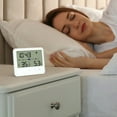 thumbnail image 4 of Alarm Clock,Led Small Digital Alarm Clock For Bedrooms,Multi-function Digital LCD Large Screen Weather Clock Indoor Temperature and Humidity Meter with Alarm Clock Weekly Calendar Weather Forecasts, 4 of 8