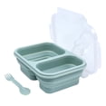 thumbnail image 2 of Dvkptbk Adult Folding Lunch Bin Folding Lunch Box Set Outdoor Camping Food Grade Lunch Box Adult Picnic Retortable Fruit C-Risper Compartment Lunch Box Storage & Organization, 2 of 8
