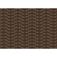 thumbnail image 1 of Ahgly Company Machine Washable Indoor Rectangle Transitional Sienna Brown Area Rugs, 7' x 10', 1 of 7