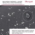 thumbnail image 3 of Funda de sofá Cherrypark de alta elasticidad, impermeable, 2 asientos, gris, 3 of 7