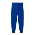 thumbnail image 4 of IROINNID Women's Sweatpants Casual Jogger Sports Fleece Solid Color Trendy Sweatpants Leggings Pants,Blue, 4 of 4