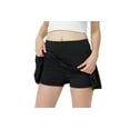 thumbnail image 3 of Womens Athletic Cycling Running Pleated High Waist Tennis Skort Skirt, 3 of 5
