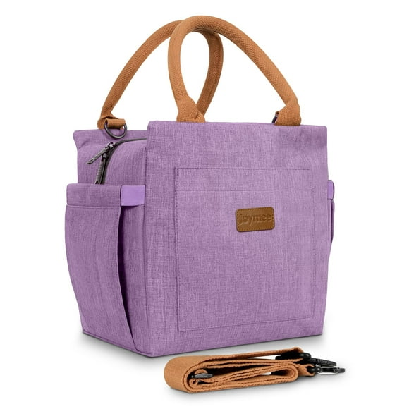Bolsa Térmica Joymee para Almuerzo para Mujer y Hombre Adulto Morada 10L