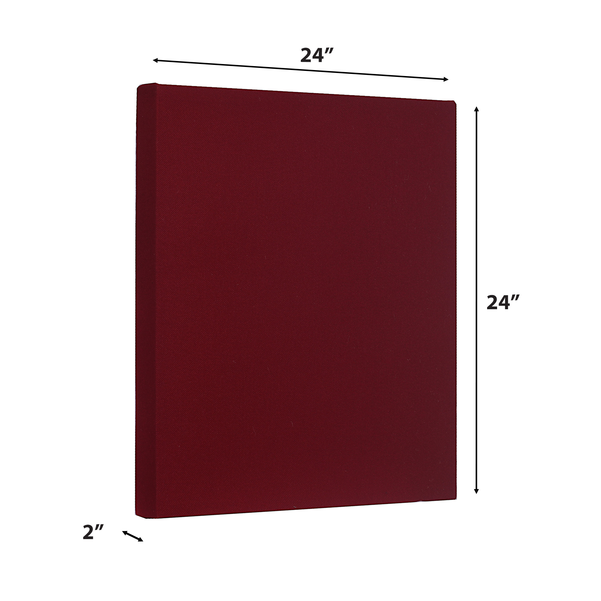 ATS Acoustics Soundproofing Studio Quality Acoustic Panel Fire Rated Square Edge 24x24x2
