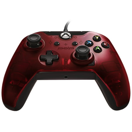 PDP Wired Controller for Xbox One, Xbox One X and Xbox One S, Crimson Red,