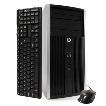 HP Compaq 6300 Desktop Tower Computer, Intel Core i5, 16GB RAM, 512GB SSD, DVD-ROM, Windows 10 Home, Black