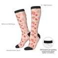 thumbnail image 5 of Picia Women Crew Soft Moisture-wicking Socks Strawberry Pattern Design Cotton Socks, One Size fit All, 5 of 9