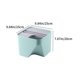 thumbnail image 4 of XWSHYW Cubo de Basura Bote de Basura Apilable para Reciclaje Doméstico Adecuado para Cocina, Baño y Oficina con Separación de Humedad y Sequía, Gran Capacidad y Diseño Moderno., 4 of 7