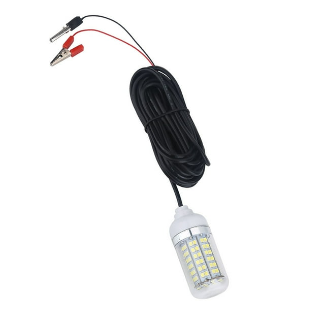 Luz de pesca sumergible, 12 V LED para exteriores, luz de pesca nocturna sumergible, luz LED de pesca submarina, resultados impresionantes