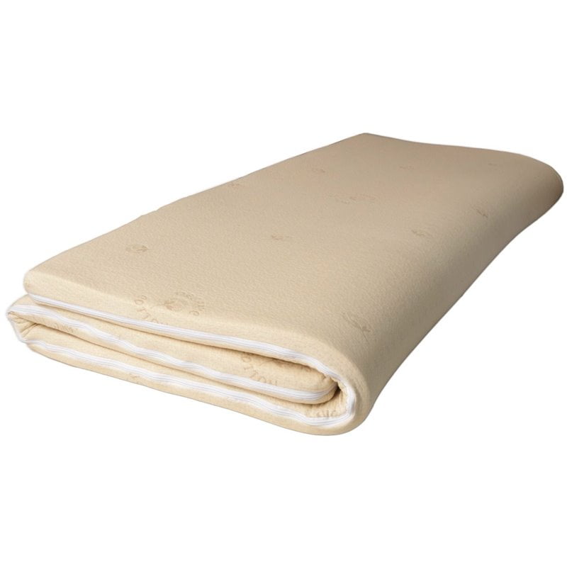 Bio Sleep Concept 2" Modern King Natural Latex Mattress Topper