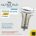 thumbnail image 2 of Drain Buddy Ultra Flo Bathroom Sink - Chrome Plastic, 2 of 7
