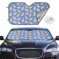 thumbnail image 2 of Balery Kawaii Corgi Print Car Windshield Sun Shade,Windshield Sunshade for Car Pickup Truck SUV Accessories-Medium, 2 of 7