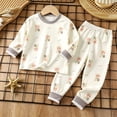 thumbnail image 6 of QSXADF Unisex Boys and Girls Fall Winter Sweatshirt Set Graphic Long Sleeve Loose Top Pant 2 Piece Set For Home Wear Children Clothing Set, 6 of 6