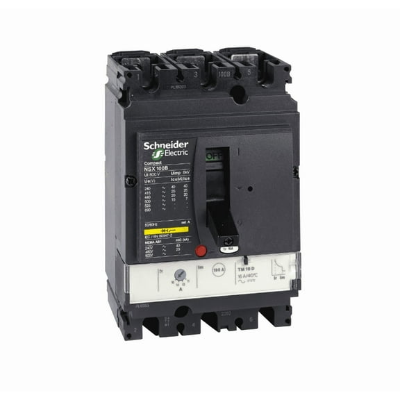 LV429840 Schneider MCCB Circuit Breaker Compact NSX100N TMD 100A 3P,3D