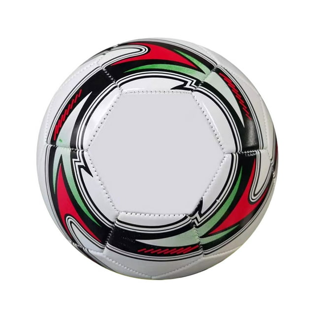 Guardoinrt Waterproof PU Leather Football Competitive Game Fun Soccer Ball Fun Football Training Soccer Ball White 1Set