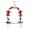 Multicolor, variant on Hanging Parrot Swing Toy, Wooden Bird Perch Stand for Cage, Wood Beads Blocks Chew Toy for Parakeet Cockatiel Budgie Macaws