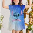 thumbnail image 1 of 2022, ropa para niños, niñas, verano, estampado de punto de Disney, vestido informal diario para niñas, Vestidos bonitos para niños de 2 a 12 años, 3T Gao Jinjia LED, 1 of 2
